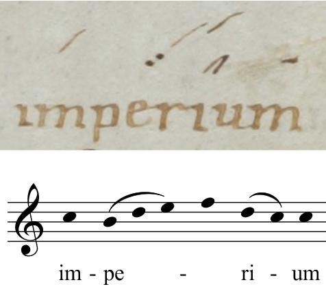 Transcription from the Graduale Romanum