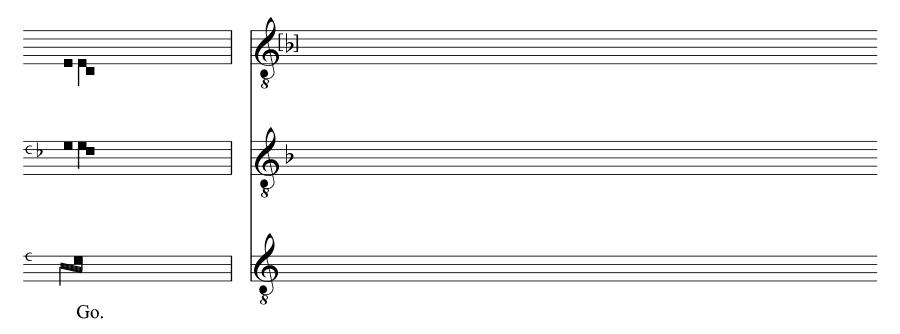 Beginning of a Transcription