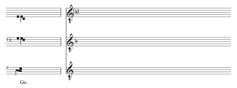Beginning of a Transcription